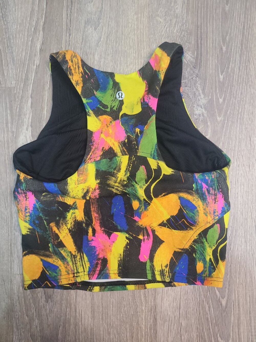 Lululemon Invigorate Training Tank Top Undertone Black Multi - Size 4 - Picture 2 of 5